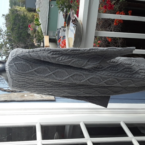 caara cable knit tunic sweater Large - Picture 4 of 5